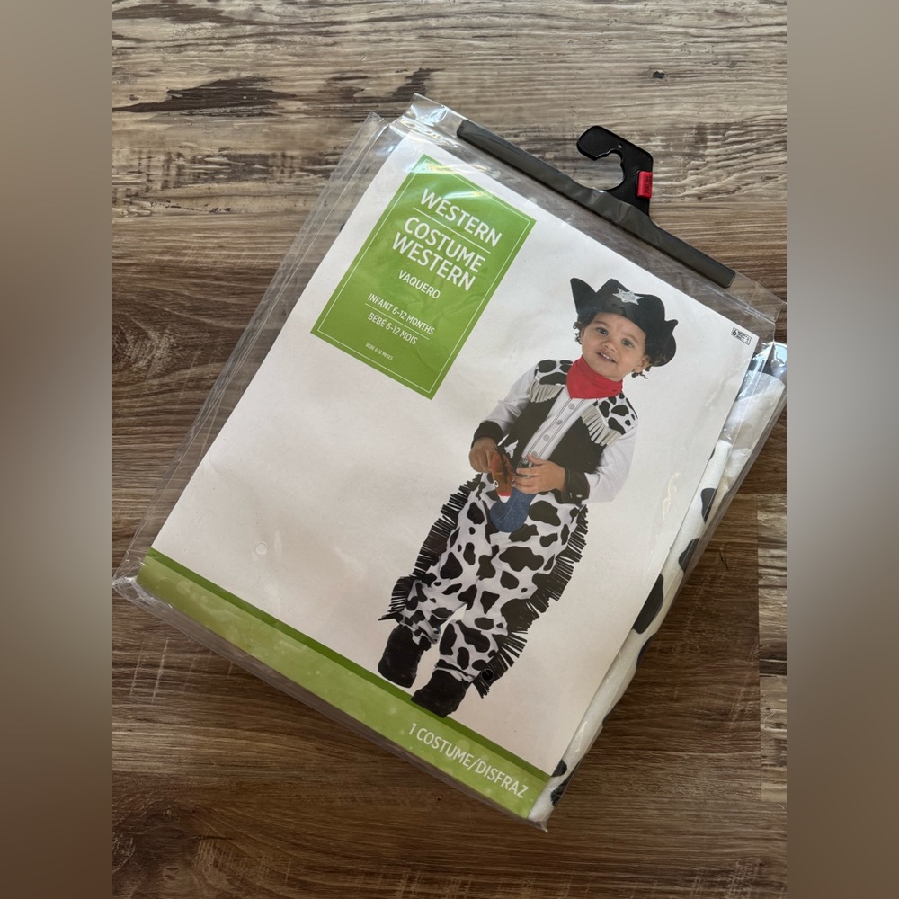 Cow Print Western Costume for Kids